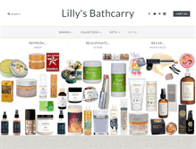 Tablet Screenshot of lillysbathcarry.com
